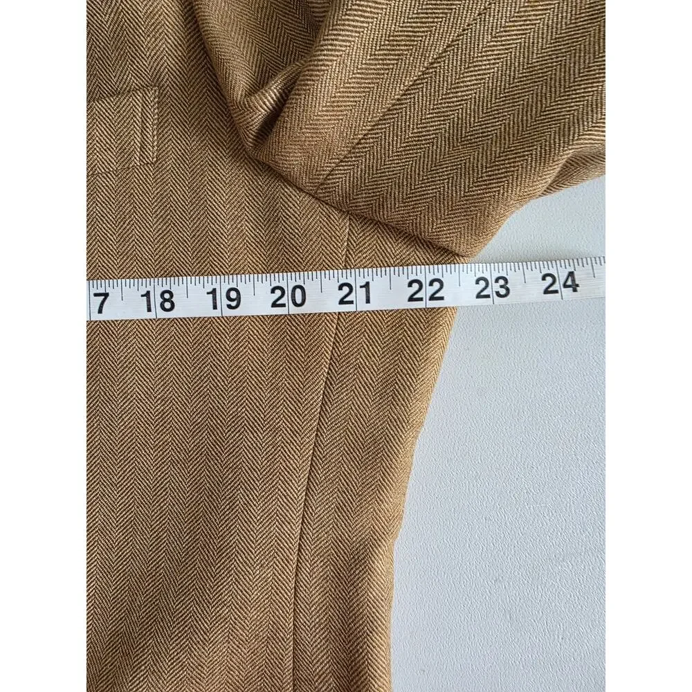 John W Nordstrom Signature 100% Cashmere Sport Coat Blazer Loro Piana Camel 40R